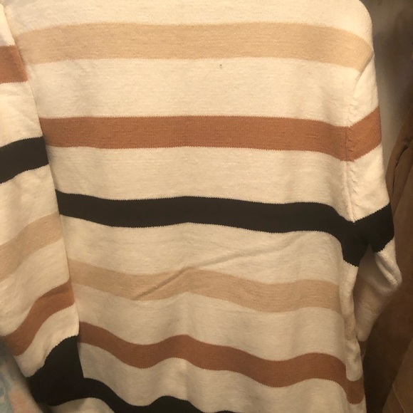 LuLaRoe Peyton Striped Cardigan XL NWT - Picture 4 of 6